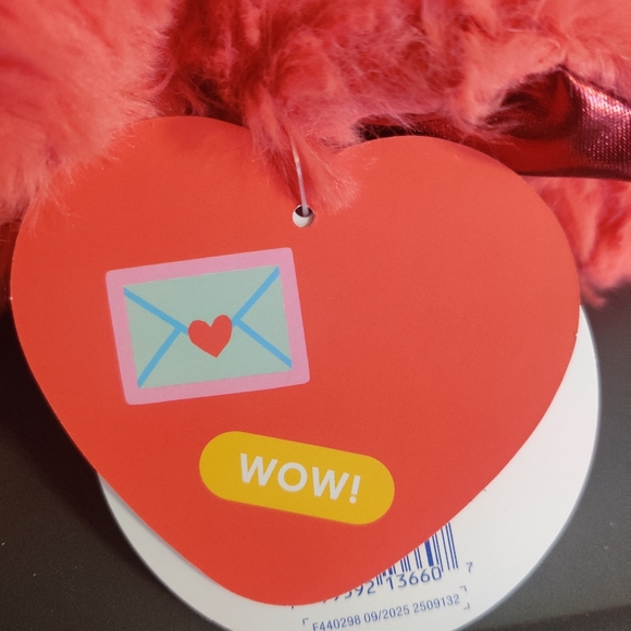 Gigglescape Red Dragon Plush NWT Super Soft Fuzzy New Stuffed Animal Valentine's - Picture 8 of 14